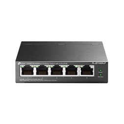 TP-Link TL-SF1005LP 5x10/100Mbps LAN port 4xPoE nem menedzelhető asztali switch