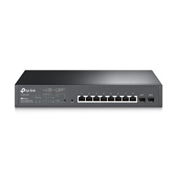 TP-Link TL-SG2210MP JetStream 8xGbE PoE+ LAN 2xGbE SFP port smart menedzselhető PoE+ switch