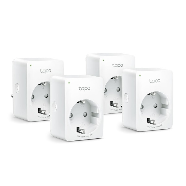 TP-Link Tapo P100 Távolról vezérelhető 2,4GHz Wi-Fi-s Smart Plug Dugalj (4db-os)