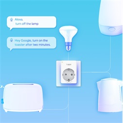 TP-Link Tapo P110 Távolról vezérelhető 2,4GHz Wi-Fi-s Smart Plug Dugalj (1db-os)