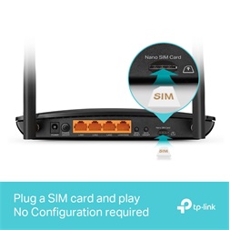 TP-Link Archer MR500 AC1200 Dual-Band Vezeték nélküli 4G LTE Gigabit Router