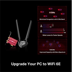 TP-Link Archer TXE75E AXE5400 Wi-Fi 6E Bluetooth 5.2 PCIe Adapter