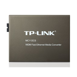 TP-Link MC112CS 100Mbps optikai (UTP-SC) média konverter