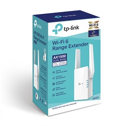 TP-Link RE505X AX1500 Mesh Wi-Fi 6 802.11ax Vezeték nélküli Range Extender