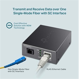 TP-Link TL-FC311A-2 Gigabit WDM Média Konverter