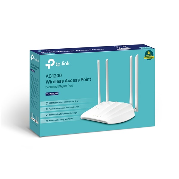 TP-Link TL-WA1201 AC1200 Dual-Band Vezeték nélküli Access Point