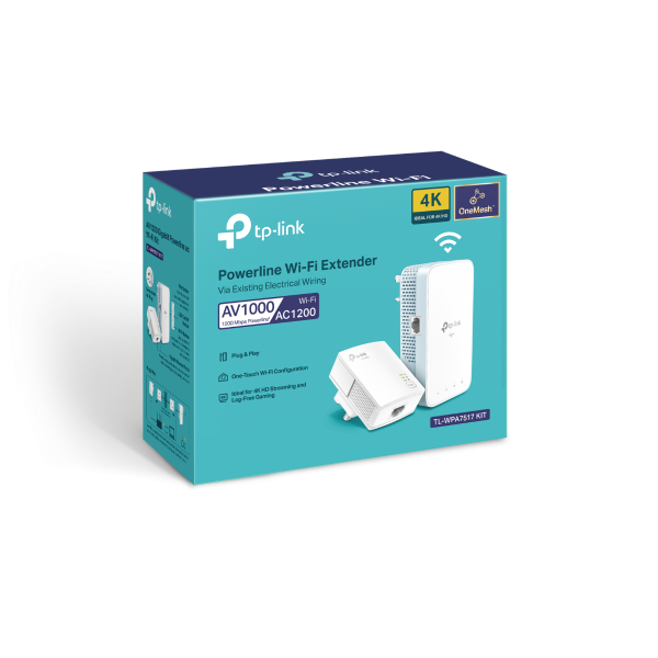 TP-Link TL-WPA7517 AV1000 Passthrough Powerline Wi-Fi KIT