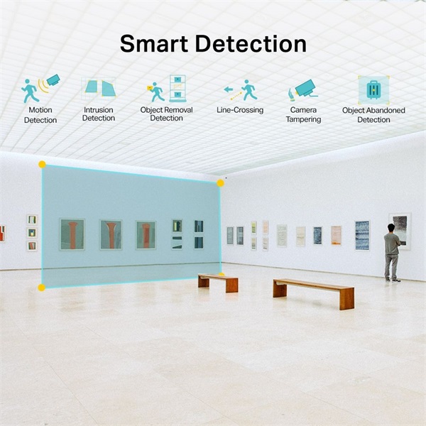 TP-Link VIGI C230I /3MP/4mm/kültéri/H265/IR30m/Smart Detection/IP dómkamera