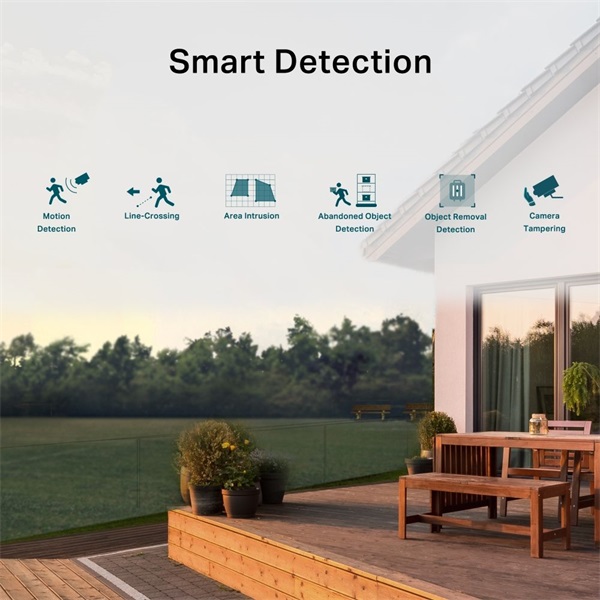 TP-Link VIGI C340I /4MP/2,8mm/kültéri/H265/IR30m/Smart Detection/IP csőkamera