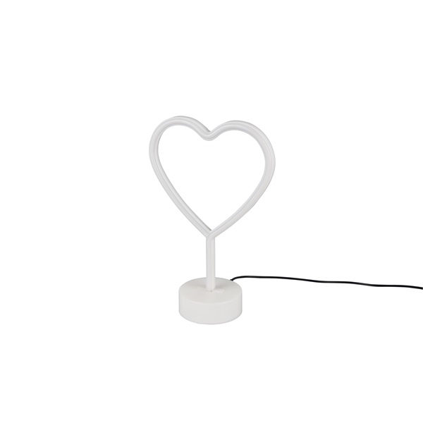 TRIO R55210101 Heart 30,5 cm USB asztali lámpa