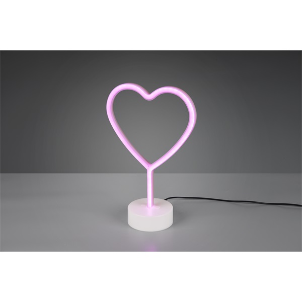 TRIO R55210101 Heart 30,5 cm USB asztali lámpa