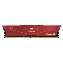 Teamgroup 16GB/3200MHz DDR-4 Vulcan Z piros (TLZRD416G3200HC16F01) memória