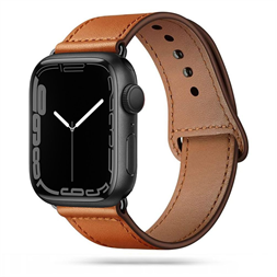 Tech-Protect TP928103 Apple Watch 38/40/41mm barna valódi bőr szíj