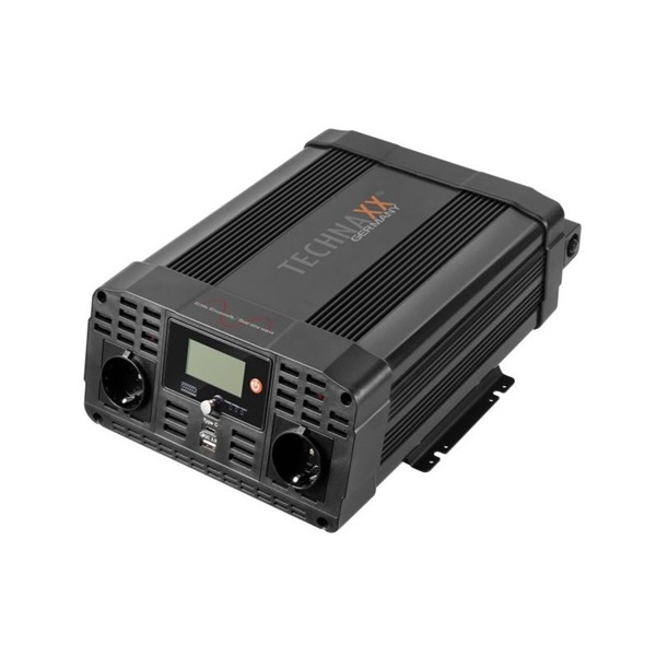 Technaxx TE22 2000W 2xUSB 2x230V autós inverter