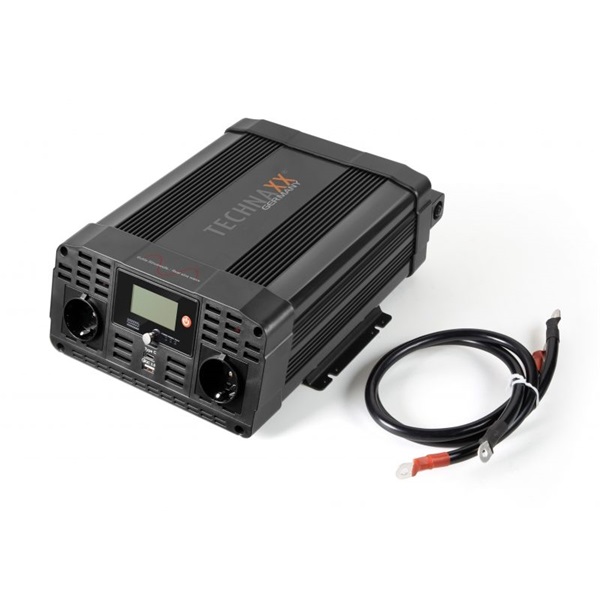 Technaxx TE22 2000W 2xUSB 2x230V autós inverter