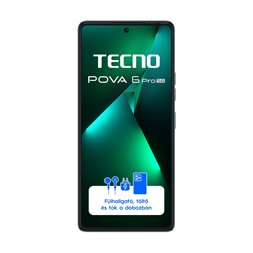 Tecno Pova 6 Pro 6,78" 5G 12/256GB DualSIM zöld okostelefon