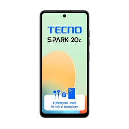 Tecno Spark 20C 6,56" LTE 4/128GB DualSIM Gravity Black okostelefon