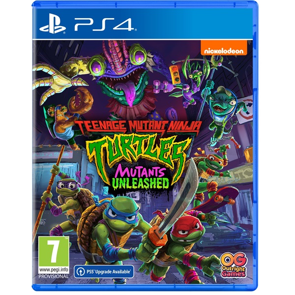 Teenage Mutant Ninja Turtles: Mutants Unleashed PS4 játékszoftver