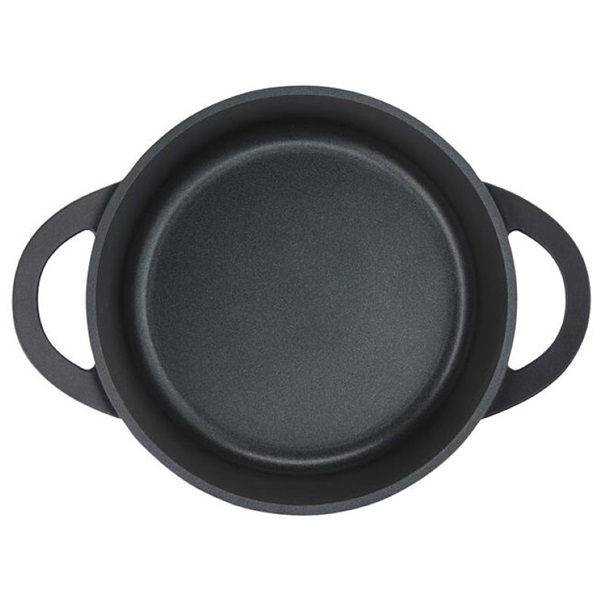 Tefal E2184634 Trattoria öntött alumínium fedős 24 cm-es fekete lábas