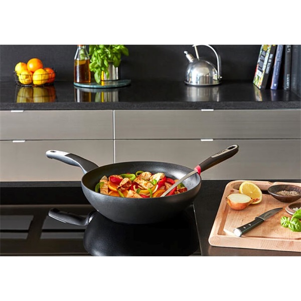 Tefal G2551972 Unlimited 28cm-es alumínium wok serpenyő