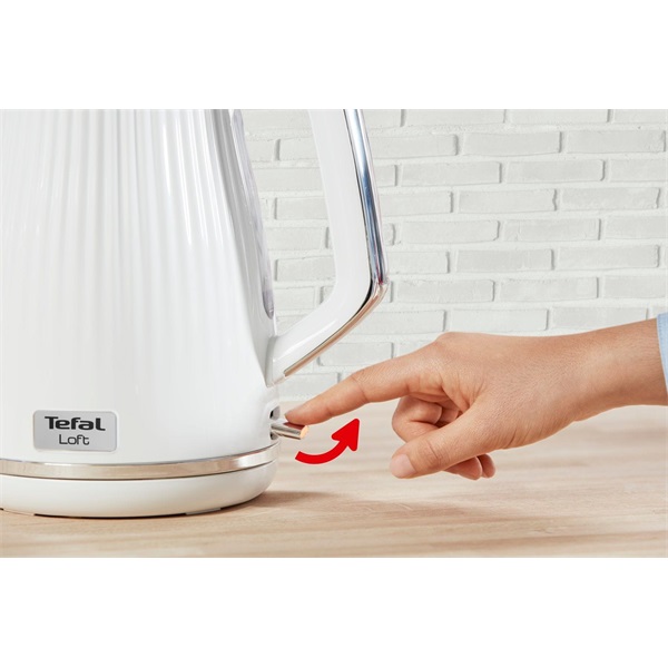 Tefal KO250130 Loft 1,7L-es fehér vízforraló