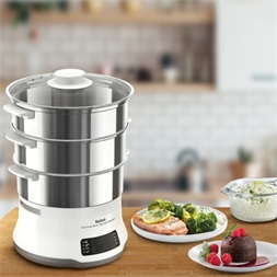 Tefal VC502D10 Convenient Series Deluxe XL fehér-inox ételpároló