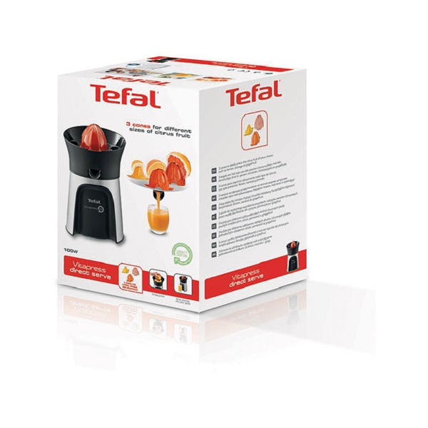 Tefal ZP603D38 fekete-ezüst gyümölcsfacsaró