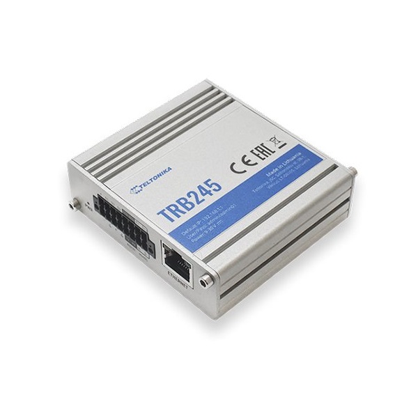 Teltonika TRB245 1x10/100Mbps LAN 2xminiSIM 4G/LTE CAT4 ipari gateway