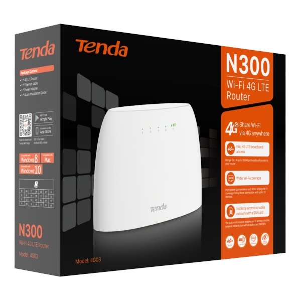 Tenda 4G03 N300 4G VoLTE router