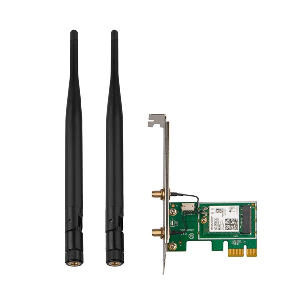 Tenda E30 Wi-Fi 6 2x5dBi Bluetooth 5.0 PCI-E Adapter