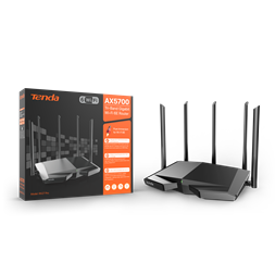 Tenda RX27PRO AX5700 Wi-Fi 6E Tri-band Dual-Band vezeték nélküli Gigabit router