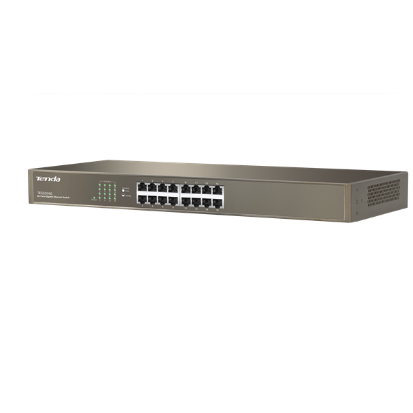 Tenda TEG1016G 16xGbE LAN port nem menedzselhető rack switch