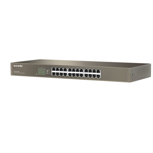 Tenda TEG1024G 24xGbE LAN port nem menedzselhető rack switch