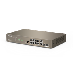 Tenda TEG5312F 10xGbE LAN 2xSFP port L3 menedzselhető switch