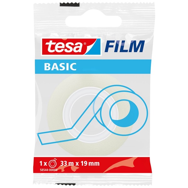 Tesa 58544 Basic 33mx19 mm 1 db átlátszó ragasztószalag