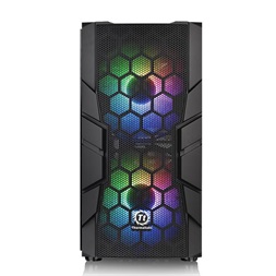 Thermaltake Commander C33 TG ARGB Fekete ablakos (Táp nélküli) ATX ház