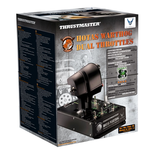 Thrustmaster 2960739 Dual Throttles and Control Panel HOTAS WARTHOG for PC kontrol panel