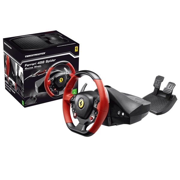 Thrustmaster 4460105 Ferrari 458 Spider versenykormány Xbox One + pedál