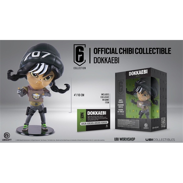 Tom Clancy`s Rainbow Six Siege - S4 - Dokkaebi Chibi figura