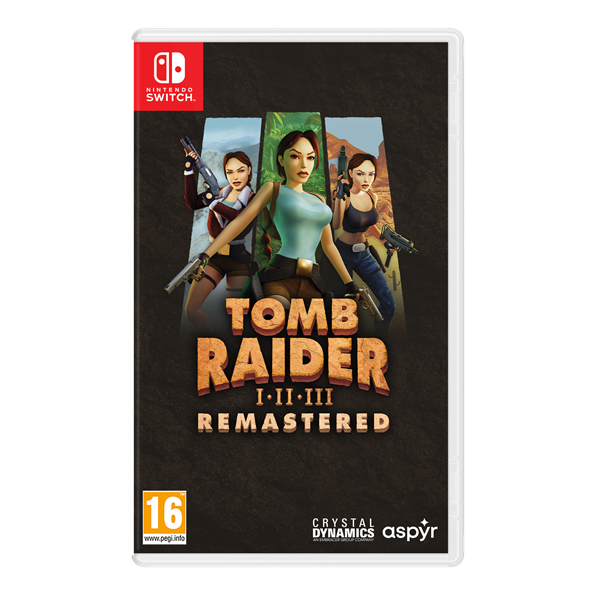 Tomb Raider I-III Remastered Starring Lara Croft Nintendo Switch játékszoftver