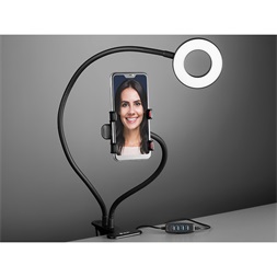 Tracer TRAOSW46827 Ring Light 6 W/9 cm/580-800 lm/gyűrűs LED lámpa telefontartóval