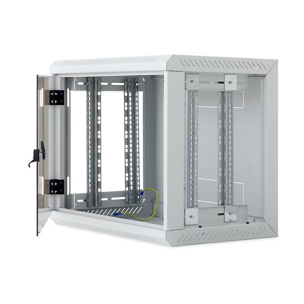 Triton 19" 9U 495mm mély egyrészes fali rack szekrény