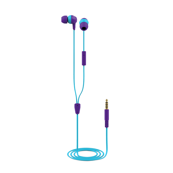 Trust 23422 Buddi vezetékes lila-kék gyerek fülhallgató