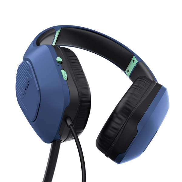 Trust GXT415B Zirox vezetékes kék gamer headset