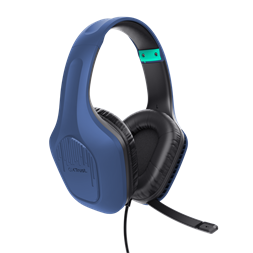 Trust GXT415B Zirox vezetékes kék gamer headset