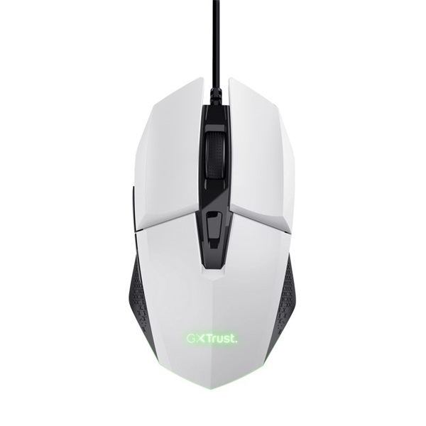 Trust 25066 GXT109W Felox vezetékes fehér gamer egér