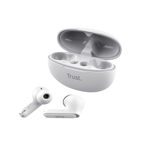 Trust 25173 Yavi ENC True Wireless Bluetooth fehér fülhallgató