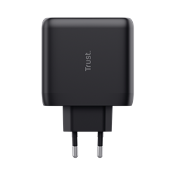 Trust 25380 Maxo 65W 2P USB-C fekete töltő adapter