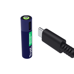 Trust 25585 újratölthető AAA elem USB-C csatlakozással 2db