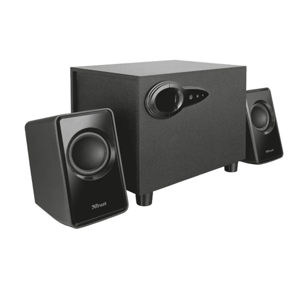 Trust Avora 2.1 Subwoofer Speaker Set jack 18W fekete hangszóró